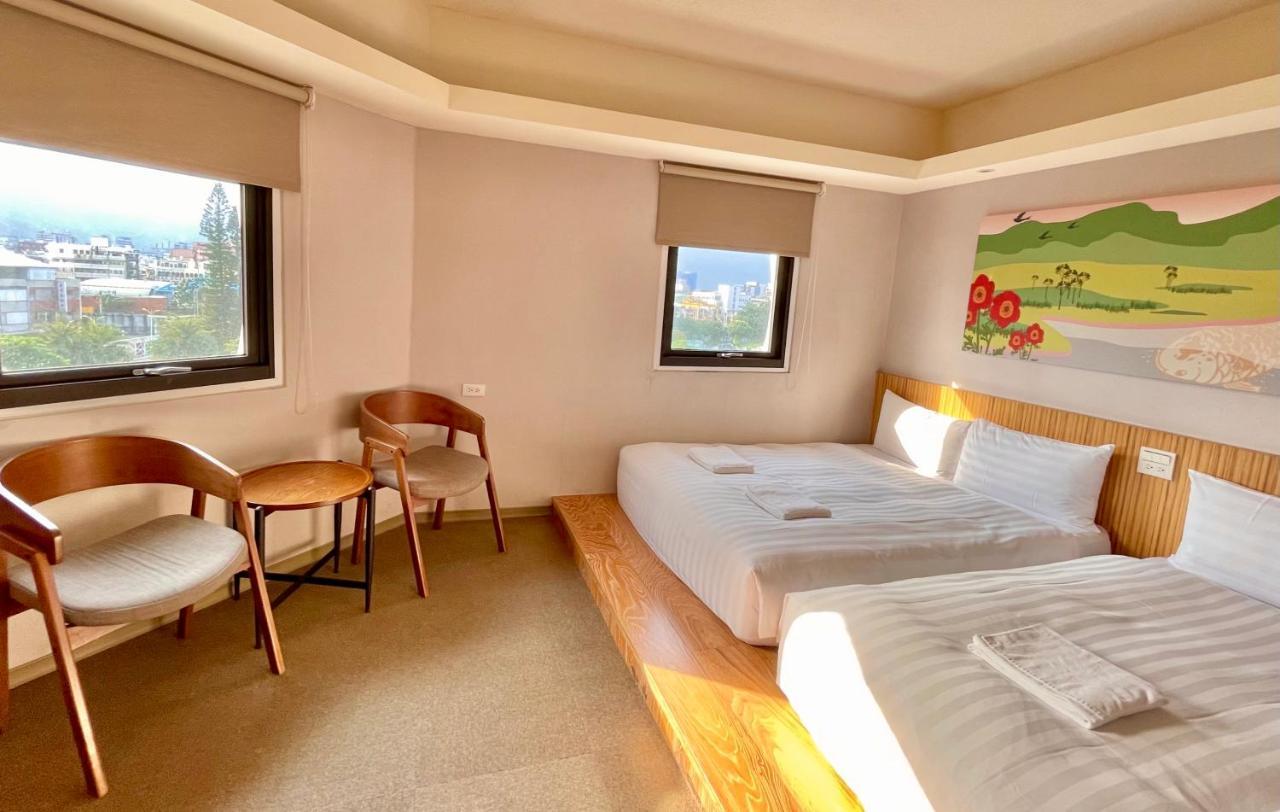 Meci Hotel Kota Hualien Bagian luar foto