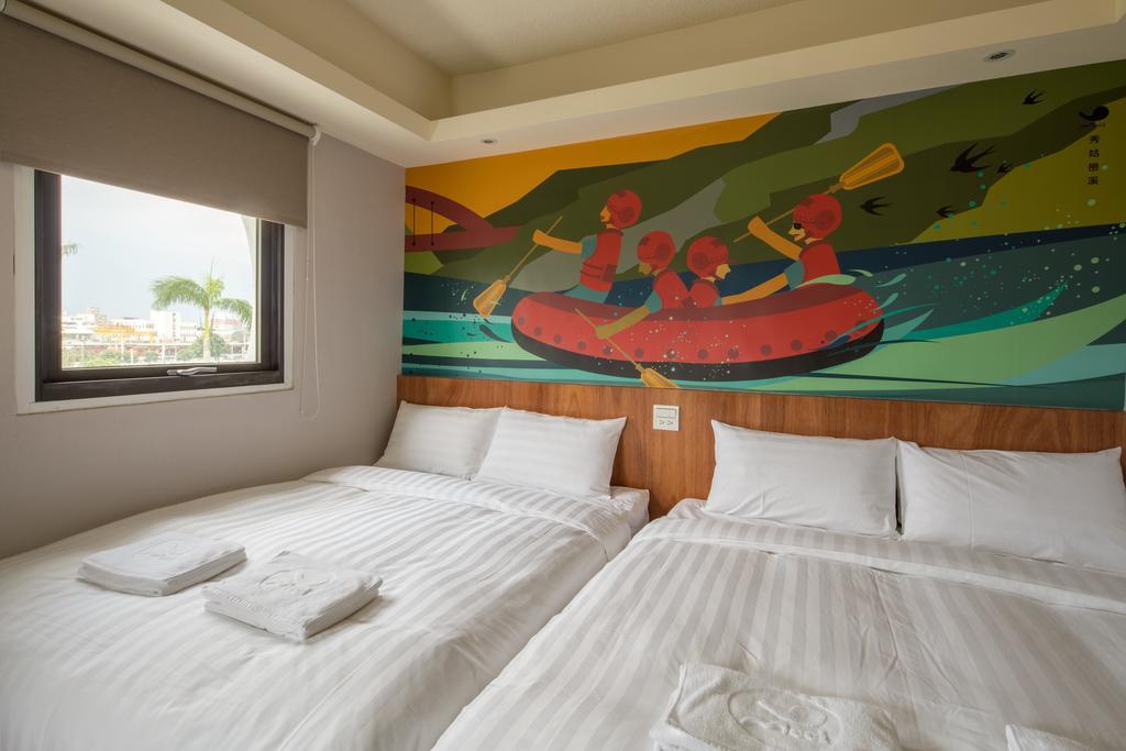 Meci Hotel Kota Hualien Bagian luar foto